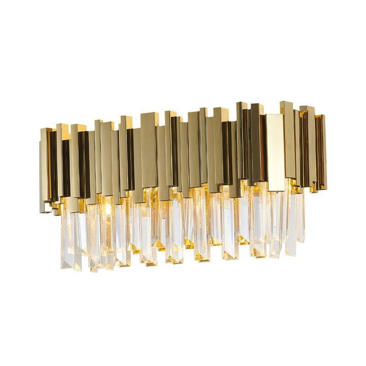 Crystal Vanity Light in Gold by Bethel