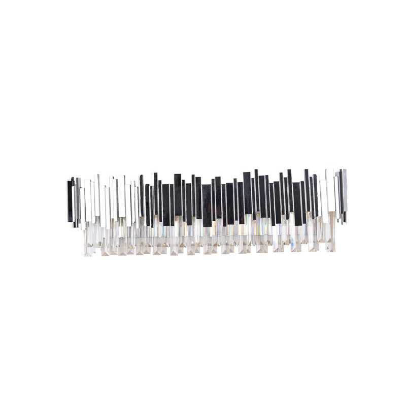 Crystal Vanity Light in Chrome by Bethel