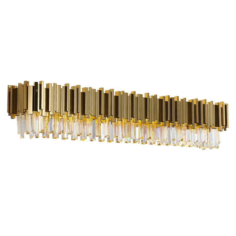 Crystal Vanity Light in Gold by Bethel