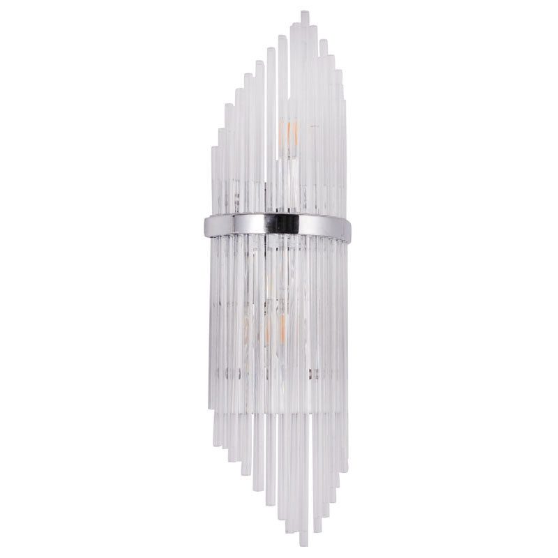 Frame Wall Sconce with Clear Glass Rods by Bethel - view 2