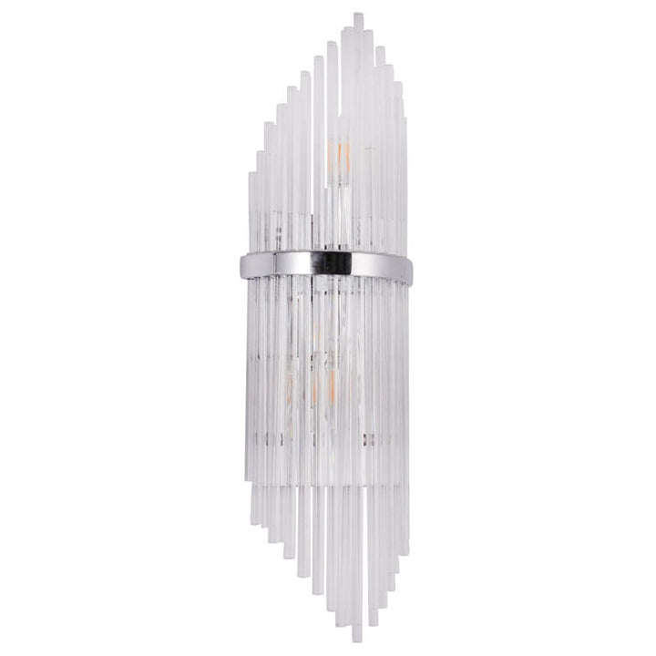 Frame Wall Sconce with Clear Glass Rods by Bethel - view 2
