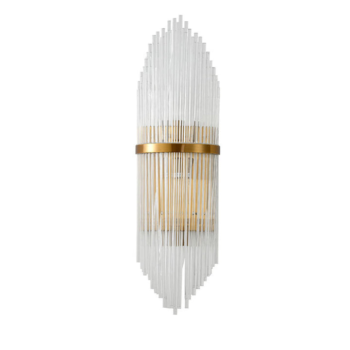 Frame Wall Sconce with Clear Glass Rods by Bethel - view 7
