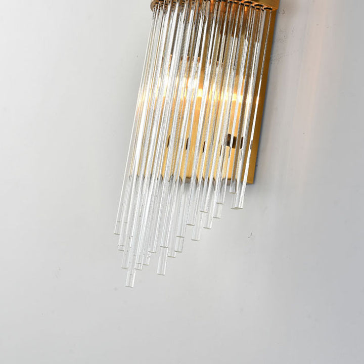 Frame Wall Sconce with Clear Glass Rods by Bethel - view 15