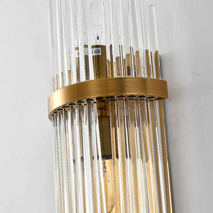 Frame Wall Sconce with Clear Glass Rods by Bethel - view 17
