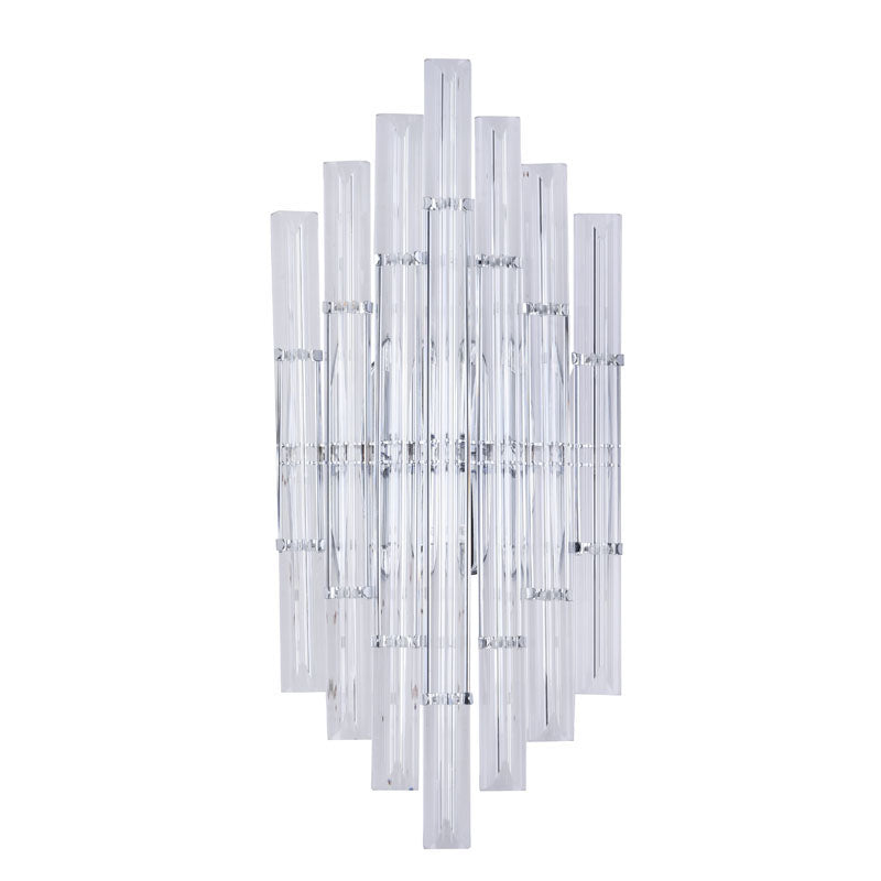 Clear Glass Wall Sconce by Bethel - view 2