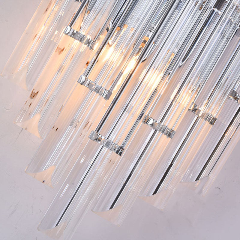 Clear Glass Wall Sconce by Bethel - view 4