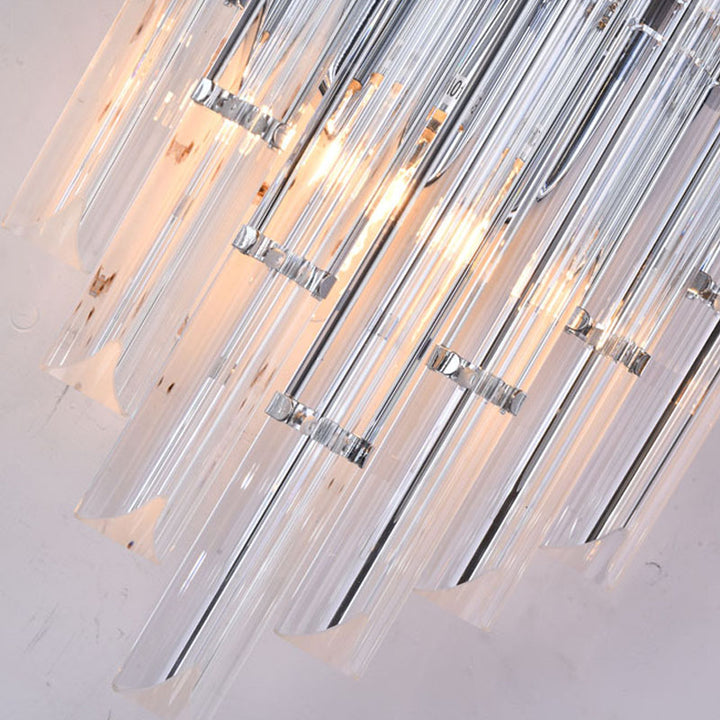 Clear Glass Wall Sconce by Bethel - view 4