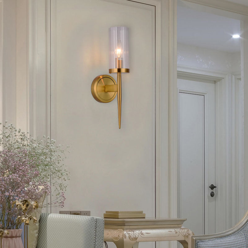 Frame Wall Sconce with Clear Glass Shade by Bethel - view 11