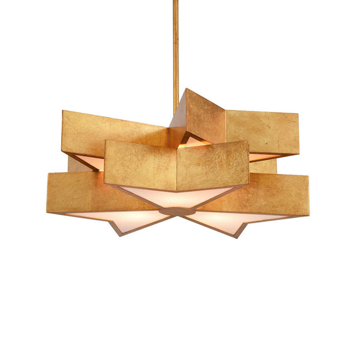 Gold Chandelier (MU65) in Gold by Bethel