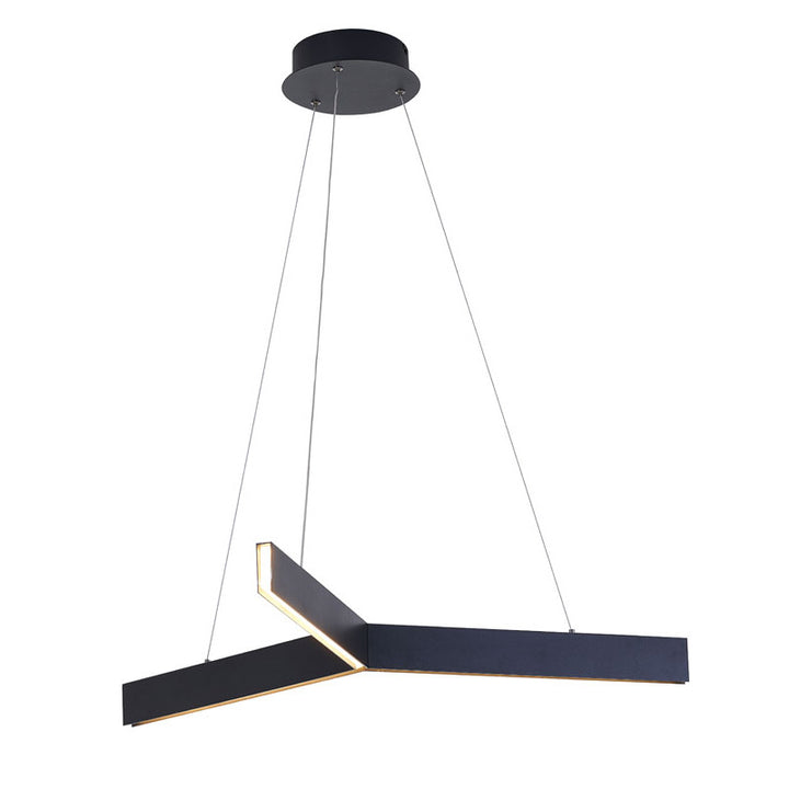 Metal "y" Shaped LED Ceiling Fixture with Acrylic Diffuser