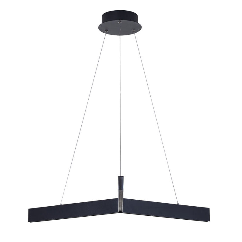Metal "y" Shaped LED Ceiling Fixture with Acrylic Diffuser