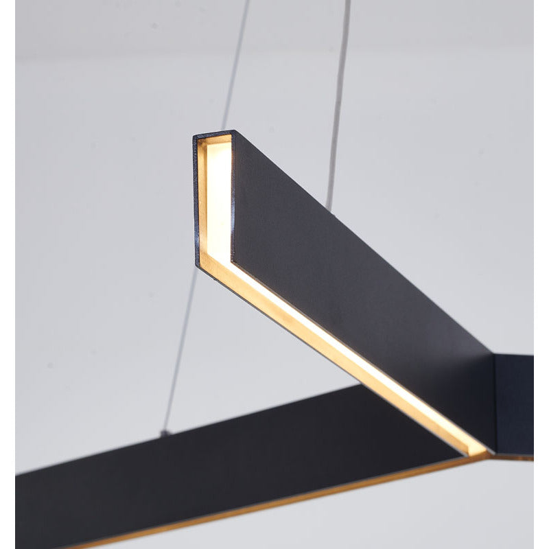 Metal "y" Shaped LED Ceiling Fixture with Acrylic Diffuser