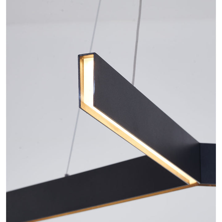 Metal "y" Shaped LED Ceiling Fixture with Acrylic Diffuser