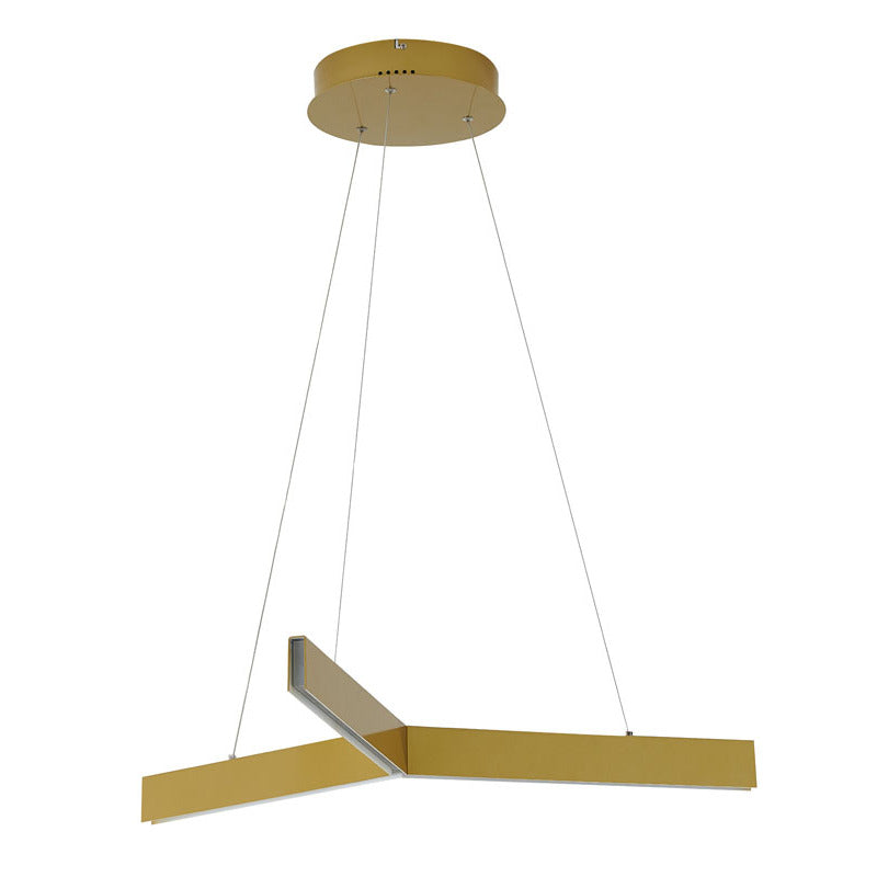 Metal "y" Shaped LED Ceiling Fixture with Acrylic Diffuser