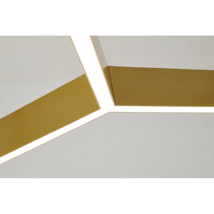 Metal "y" Shaped LED Ceiling Fixture with Acrylic Diffuser