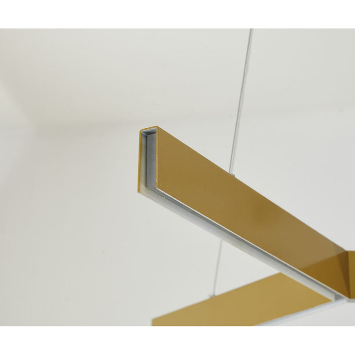 Metal "y" Shaped LED Ceiling Fixture with Acrylic Diffuser