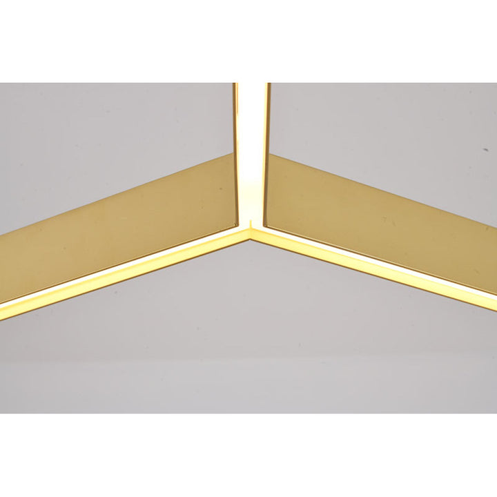 Metal "y" Shaped LED Ceiling Fixture with Acrylic Diffuser