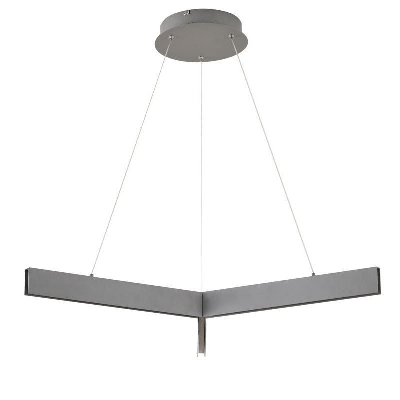 Metal "y" Shaped LED Ceiling Fixture with Acrylic Diffuser