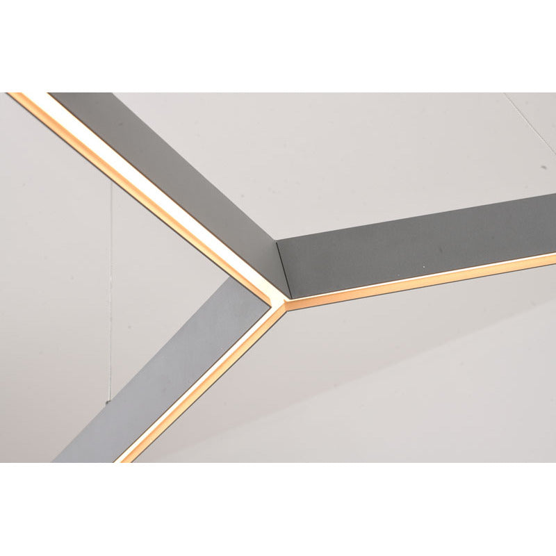 Metal "y" Shaped LED Ceiling Fixture with Acrylic Diffuser