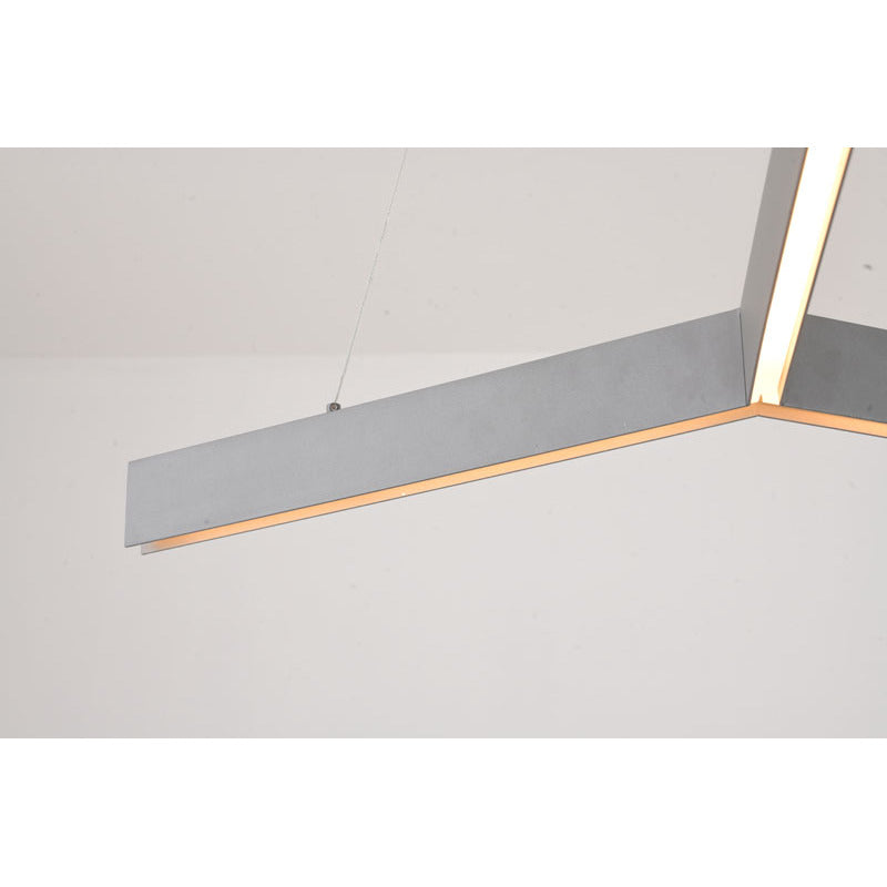 Metal "y" Shaped LED Ceiling Fixture with Acrylic Diffuser