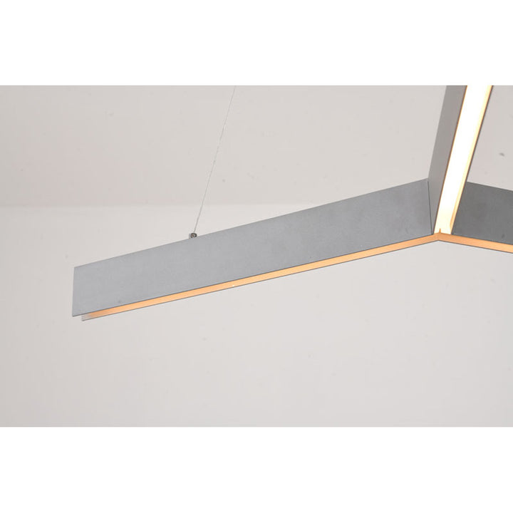 Metal "y" Shaped LED Ceiling Fixture with Acrylic Diffuser