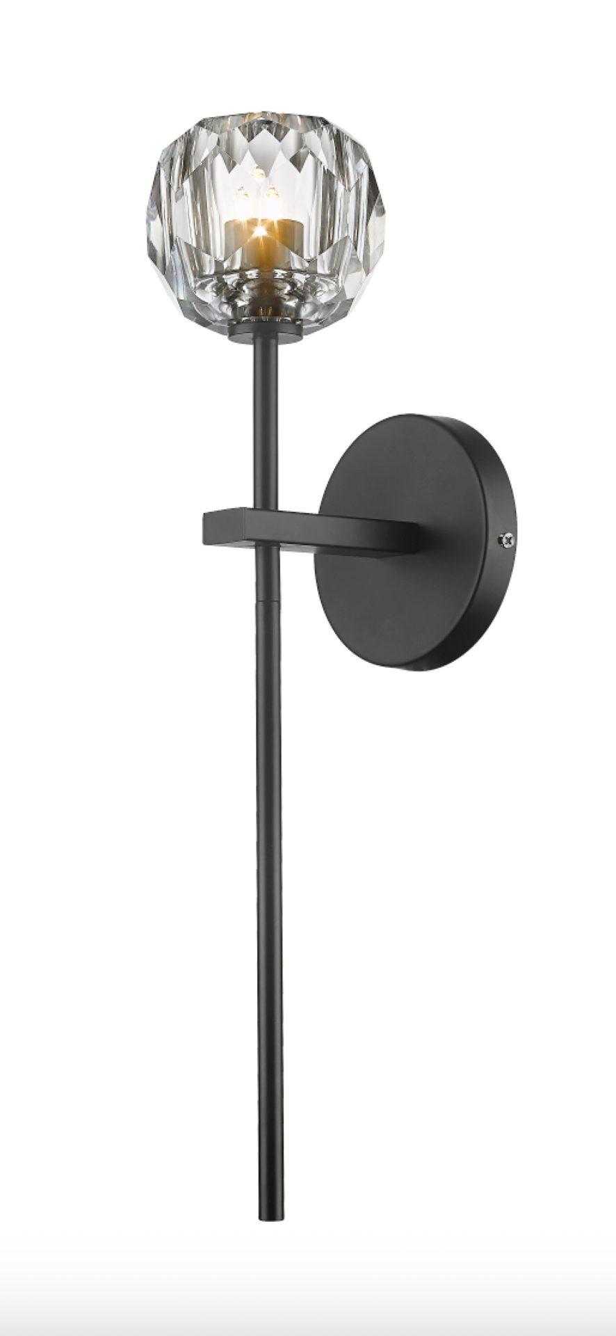 Csheoc - 1 Light Wall Sconce in Matte Black by Moderno Lighting