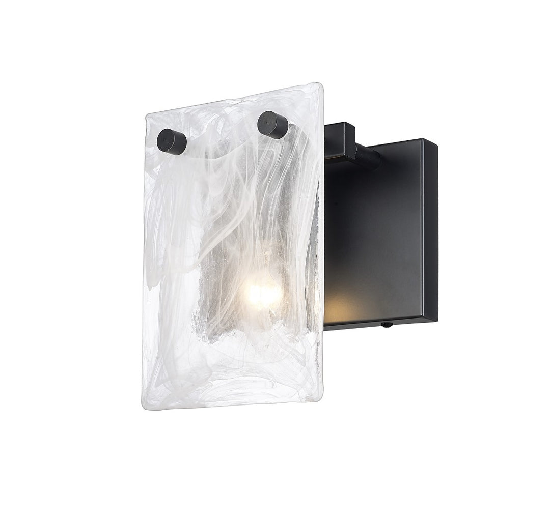 Sierra - 1 Light Wall Sconce in Matte Black by Moderno Lighting