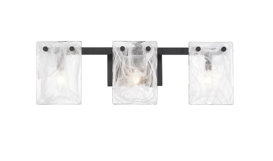Sierra - Multiple Light Vanity in Matte Black by Moderno Lighting