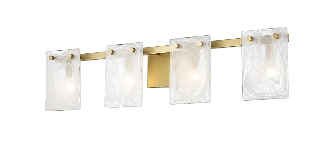 Sierra - Multiple Light Vanity in Aged Brass by Moderno Lighting