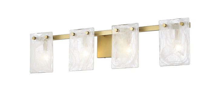 Sierra - Multiple Light Vanity in Aged Brass by Moderno Lighting