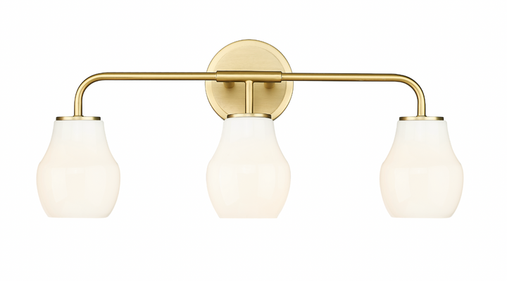 Roberts - Multiple Light Vanity in Aged Brass by Moderno Lighting