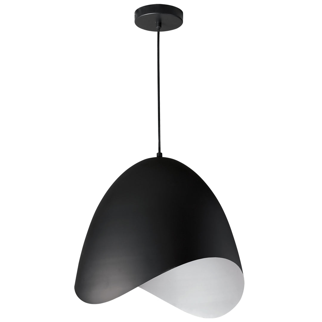 Myra 1 Light Steel Pendant by Dainolite
