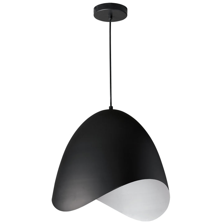 Myra 1 Light Steel Pendant by Dainolite