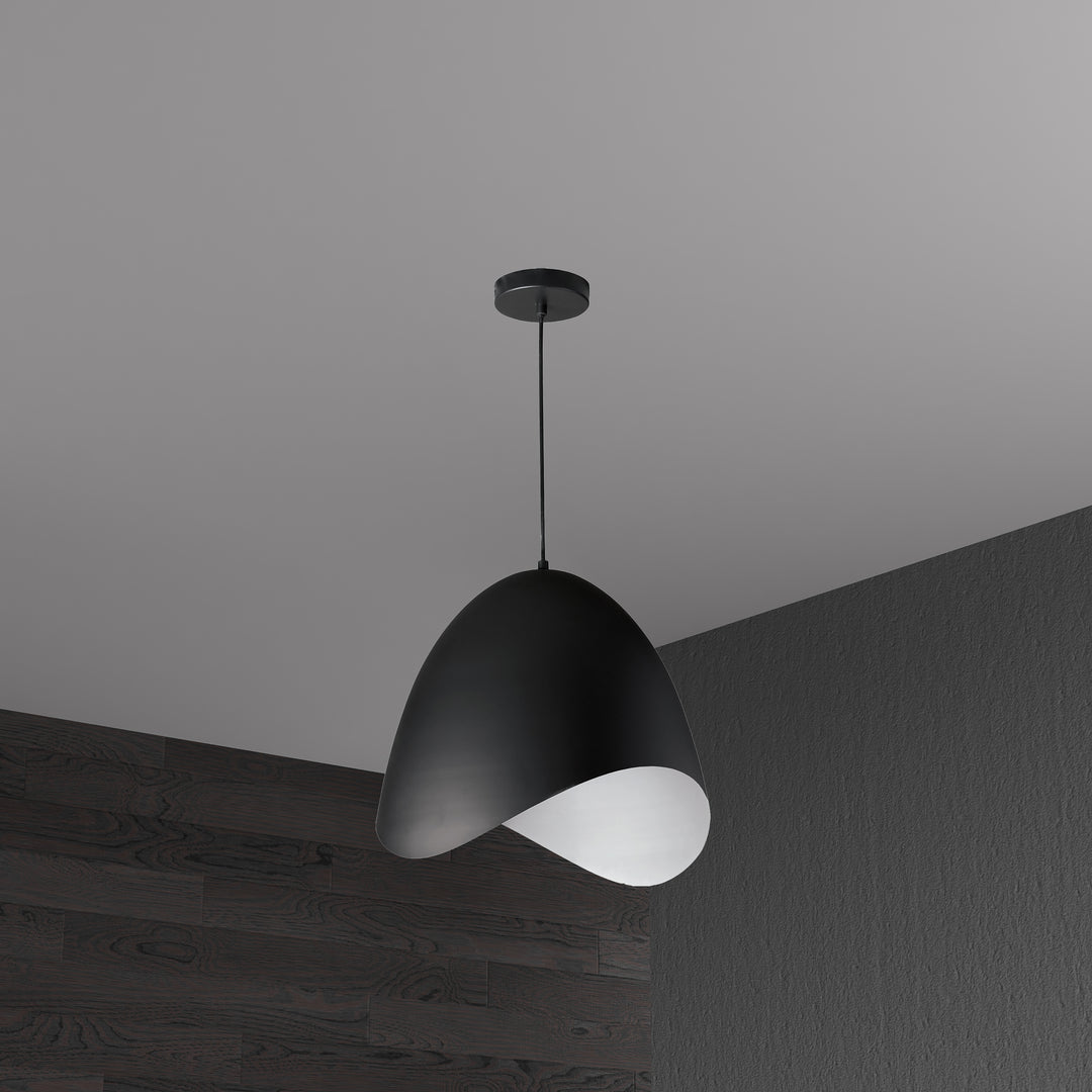 Myra 1 Light Steel Pendant by Dainolite - view 2