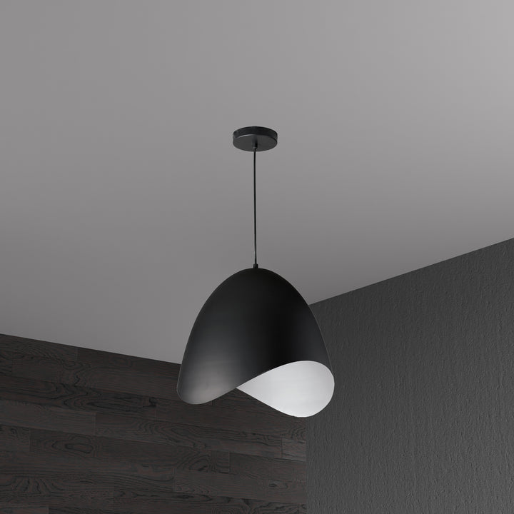 Myra 1 Light Steel Pendant by Dainolite - view 2