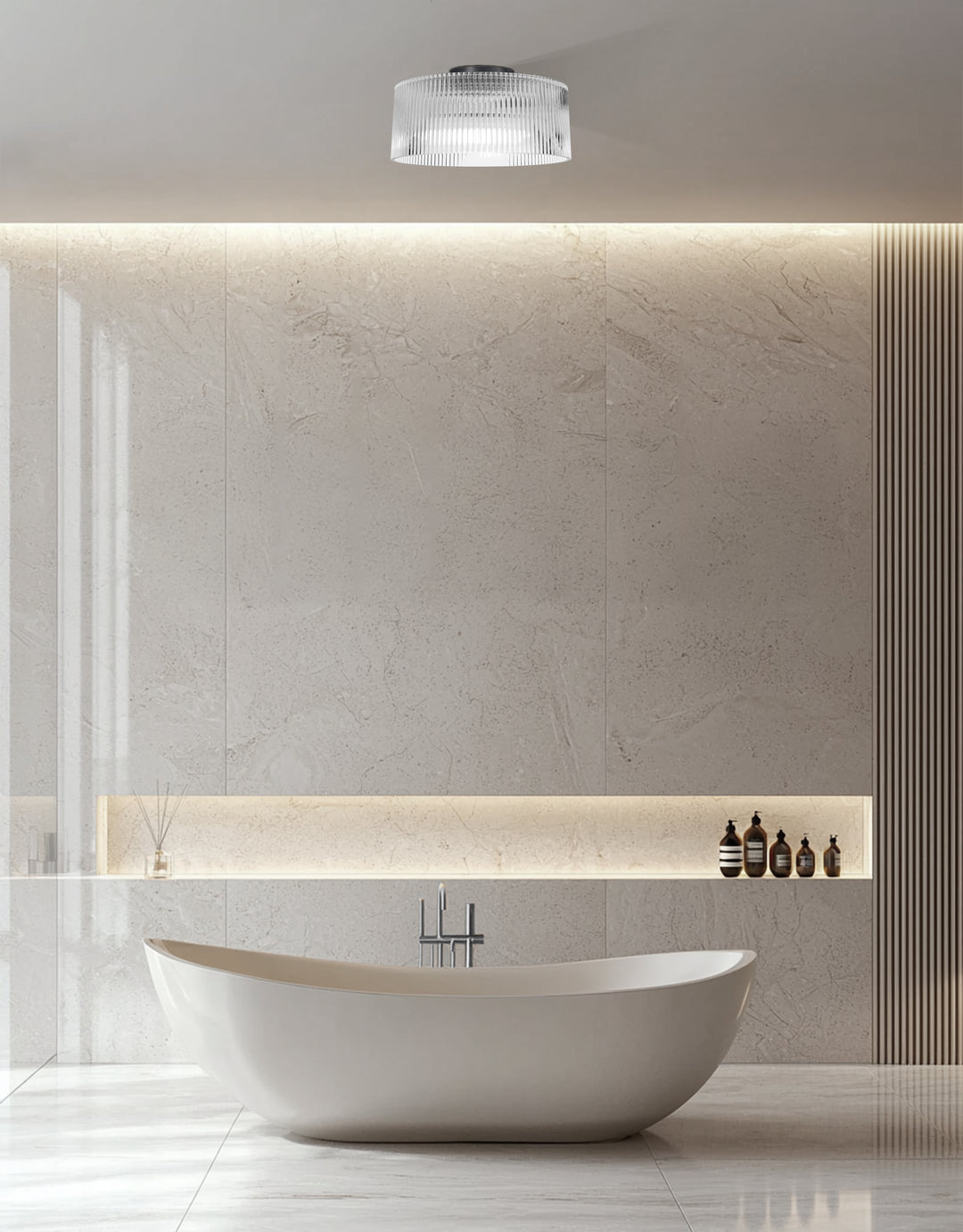 Nadine 1 Light Flush Mount by Dainolite - view 3