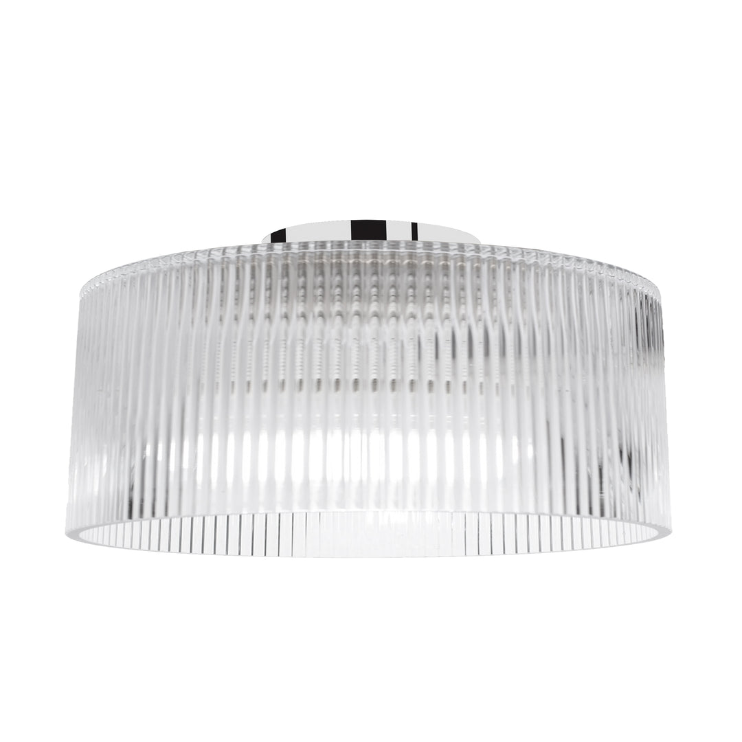 Nadine 1 Light Flush Mount in Polished Chrome by Dainolite