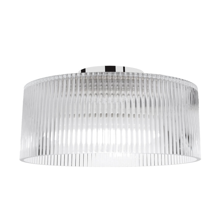 Nadine 1 Light Flush Mount in Polished Chrome by Dainolite