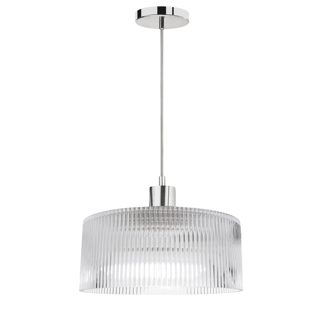 Nadine 1 Light Pendant in Polished Chrome by Dainolite