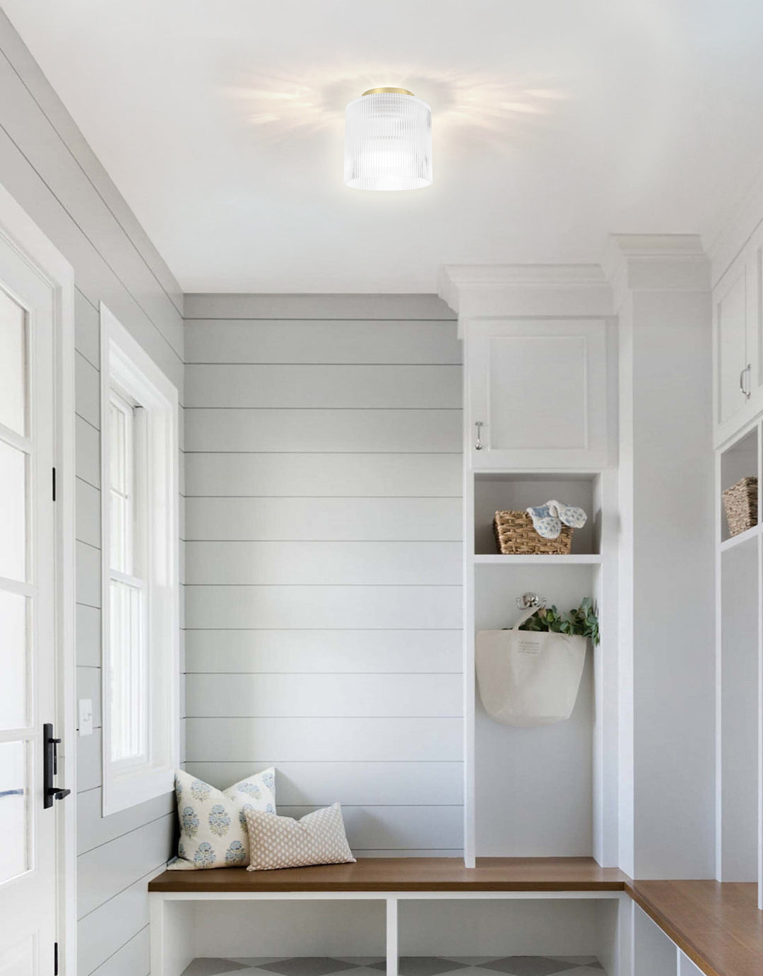 Nadine 1 Light Flush Mount (NAD-71FH) by Dainolite - view 2