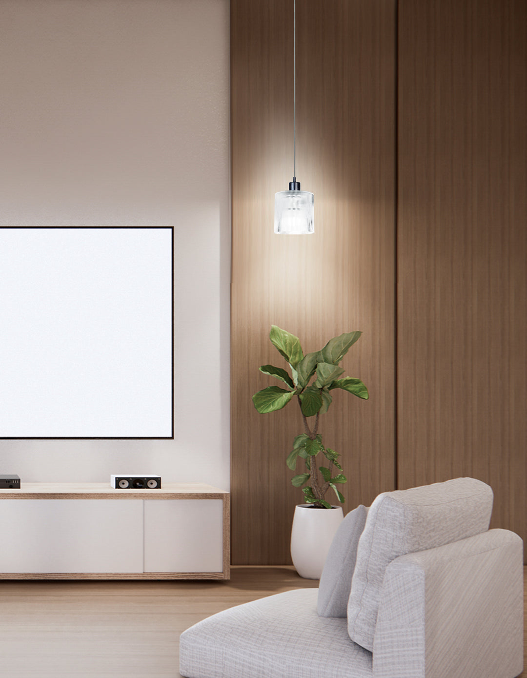 Nadine 1 Light Pendant (NAD-71P) by Dainolite - view 4