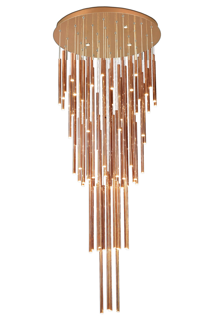 Gold Flushed Chandelier with Hanging (NL45) by Bethel
