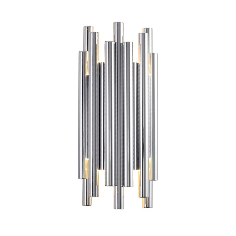 Stainless Steel LED Wall Sconce in Chrome by Bethel