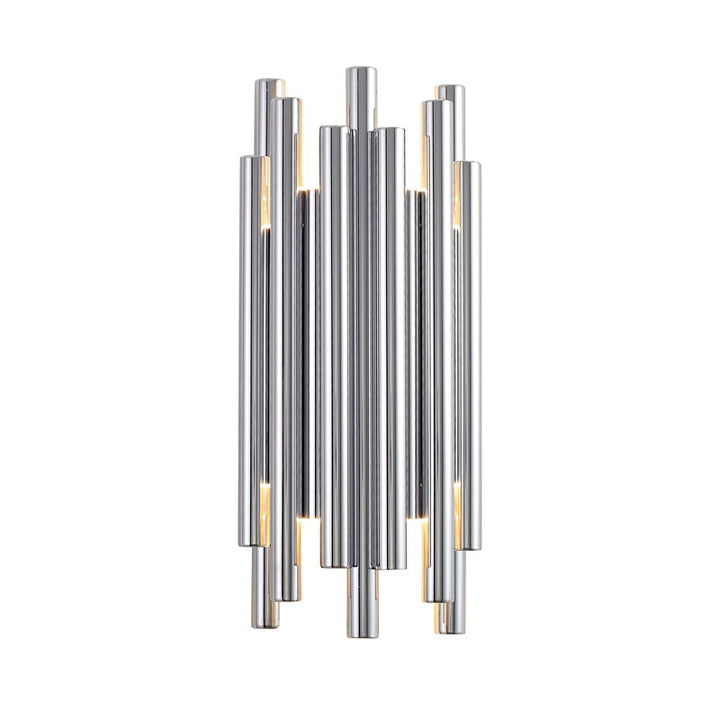 Stainless Steel LED Wall Sconce in Chrome by Bethel