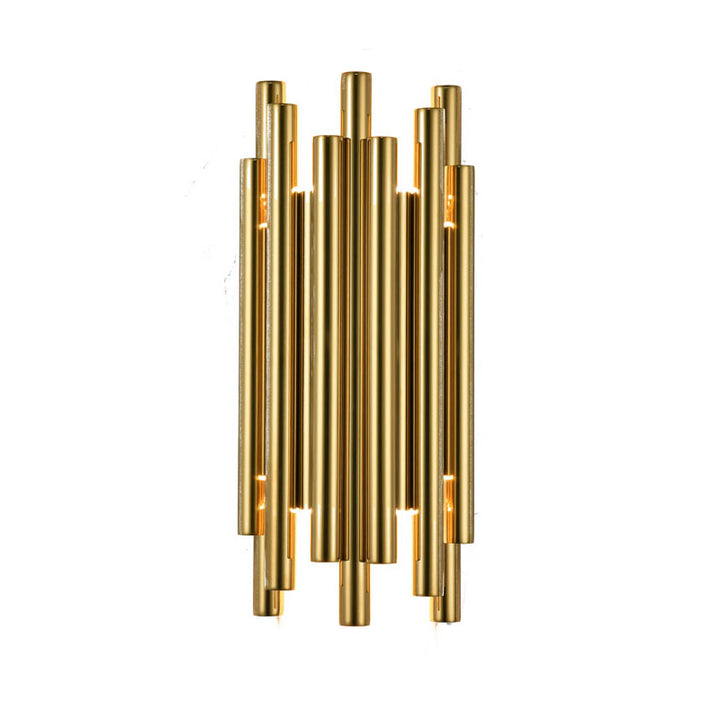 Stainless Steel LED Wall Sconce in Gold by Bethel