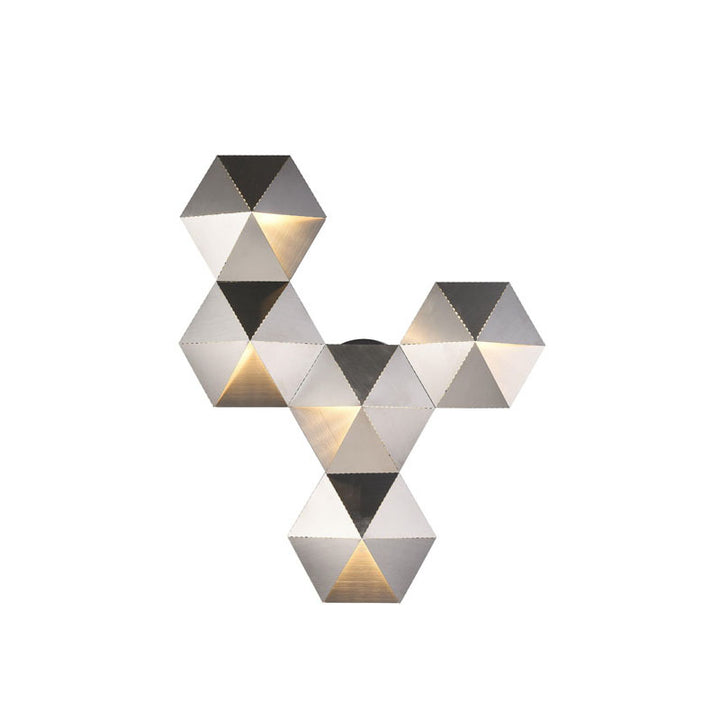 Hair Line Prism Panel LED Wall Sconce Ambiance Lighting Non-dimmable