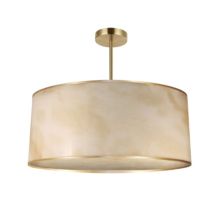 Nena 4 Light Incandescent Pendant in Aged Brass by Dainolite