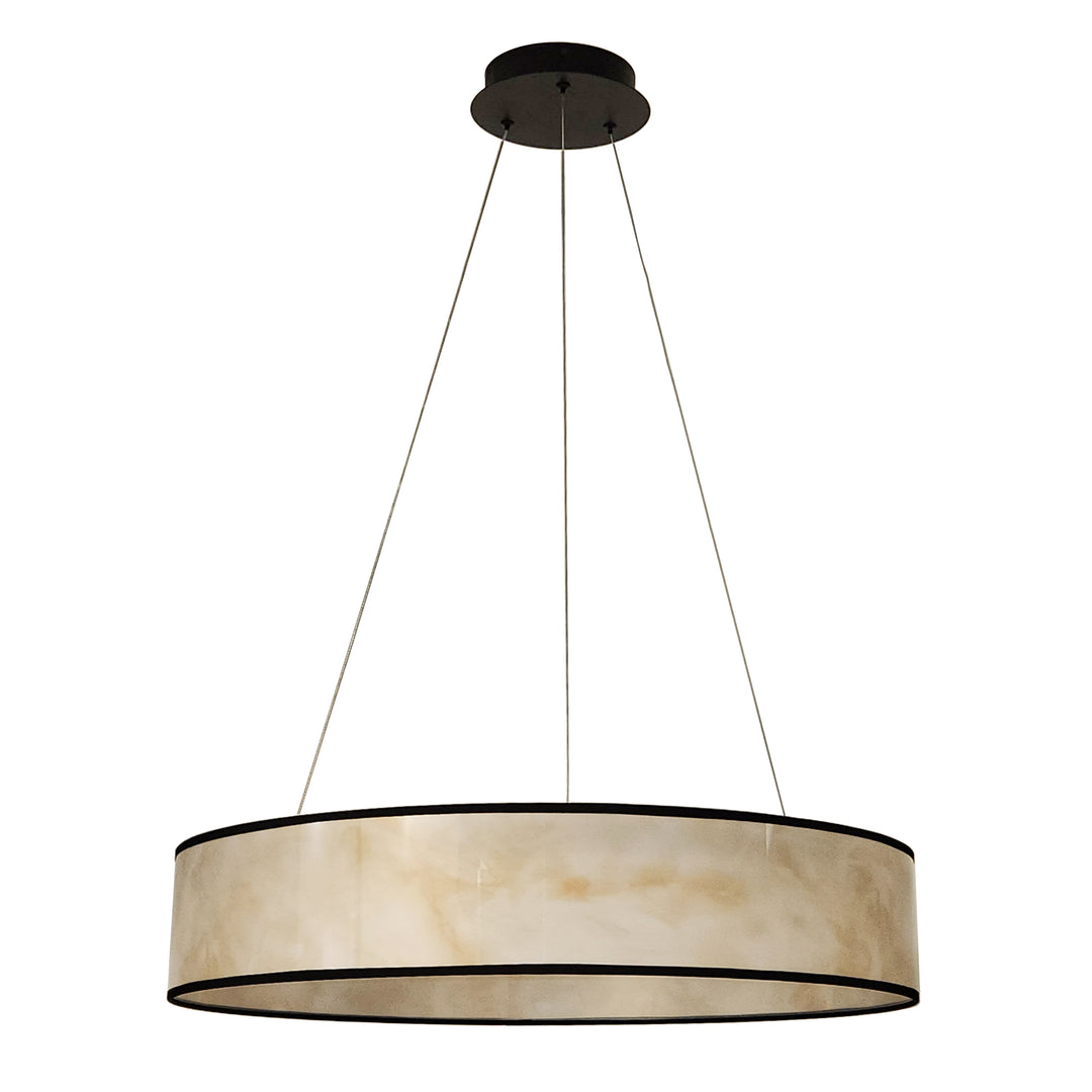 Nena 34W Pendant in Matte Black by Dainolite