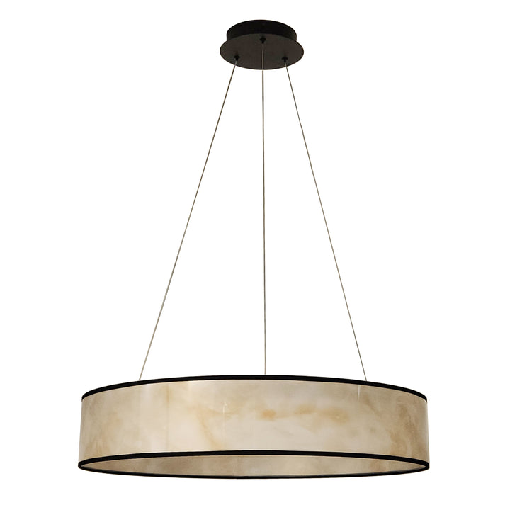 Nena 34W Pendant in Matte Black by Dainolite