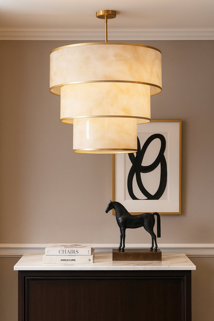 Nena 9 Light Incandescent Pendant by Dainolite - view 2